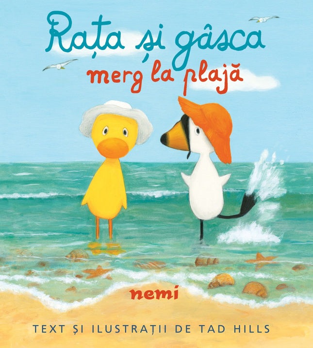 Coperta cartii Rața și gâsca merg la plajă