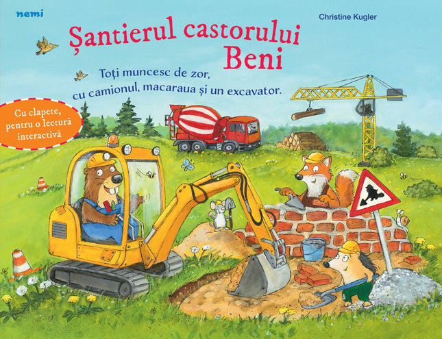 Coperta cartii Șantierul castorului Beni - Carte cu clapete