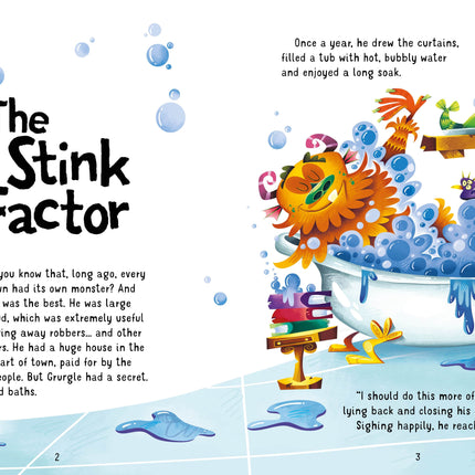A patra pagina a cartii Seriously Stinky Slimy Stories
