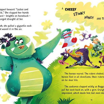 A treia pagina a cartii Seriously Stinky Slimy Stories