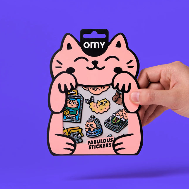 pachet stickere OMY Fabulous Stickers BIG Kitty - miniLama