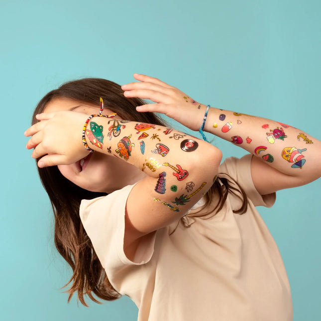 tatuaje temporare OMY surf & skate aplicate - miniLama