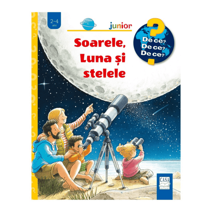 Coperta cartii cu clapete Soarele, Luna si stelele (De ce?)