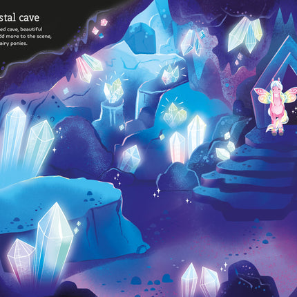 Prima pagina a cartii Sparkly Fairy Ponies Sticker Book