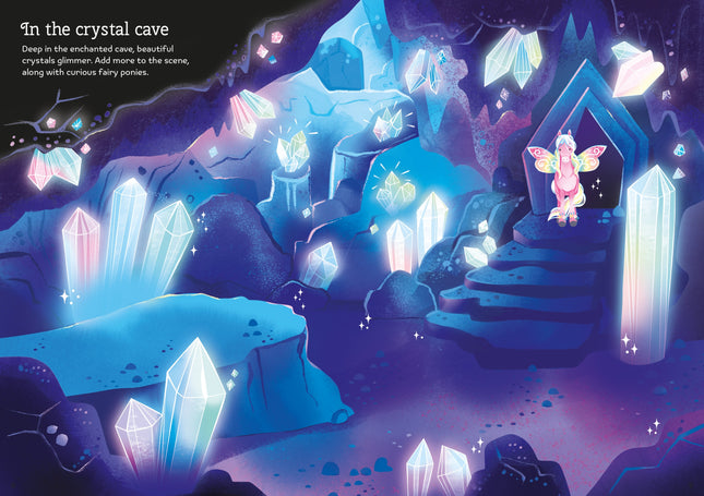 Prima pagina a cartii Sparkly Fairy Ponies Sticker Book
