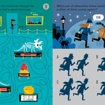 Prima pagina a cartii Spy Puzzles