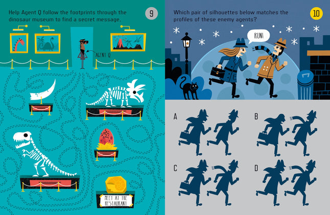 Prima pagina a cartii Spy Puzzles
