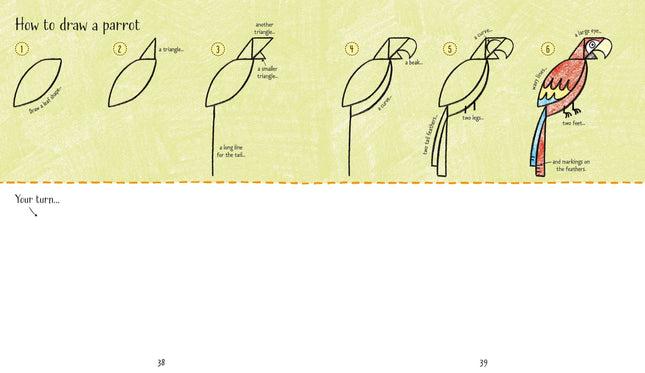 Prima pagina a cartii Step-by-Step Drawing Animals