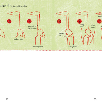 A treia pagina a cartii Step-by-Step Drawing Dinosaurs