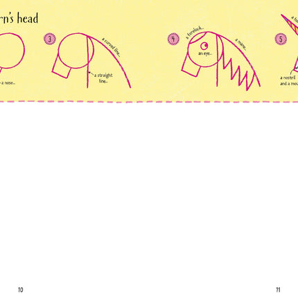 A treia pagina a cartii Step-by-step Drawing Horses and Ponies