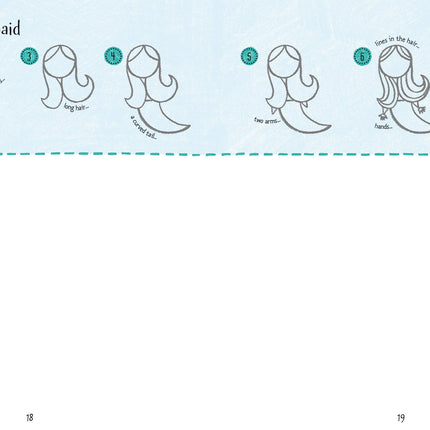 A doua pagina a cartii Step-by-step Drawing People