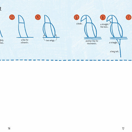 A doua pagina a cartii Step-by-step Drawing Zoo Animals