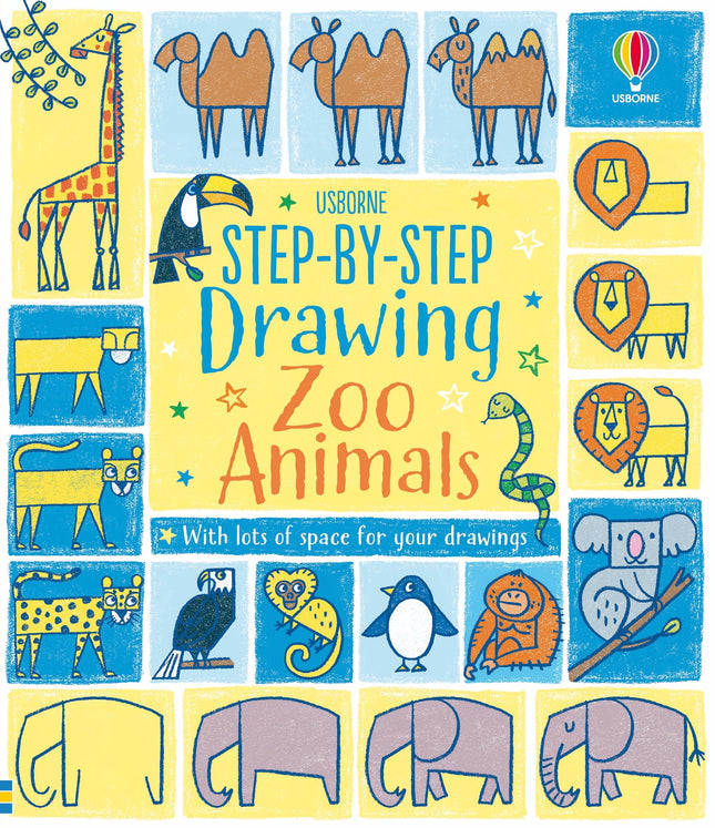 Coperta cartii Step-by-step Drawing Zoo Animals