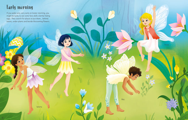 Prima pagina a cartii Sticker Dolly Dressing Easter Egg Hunt 