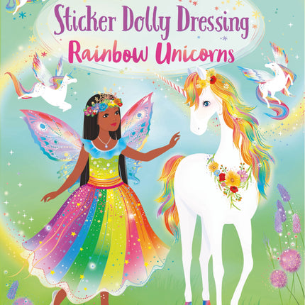 Coperta cartii Sticker Dolly Dressing Rainbow Unicorns