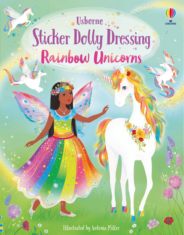Coperta cartii Sticker Dolly Dressing Rainbow Unicorns