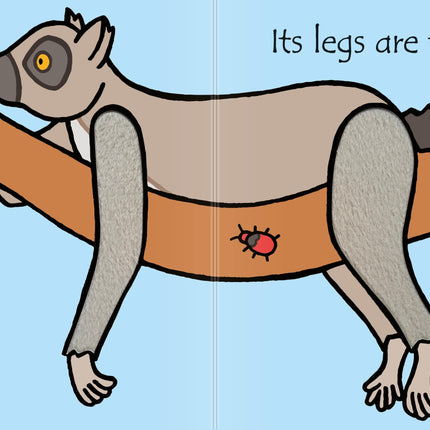 A doua pagina a cartii That's not my lemur