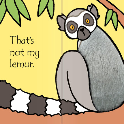 Prima pagina a cartii That's not my lemur