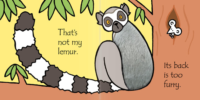 Prima pagina a cartii That's not my lemur