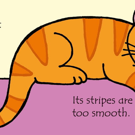 Imagine cu o pisica din cartea That’s Not My Cat Usborne