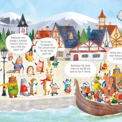 A doua pagina a cartii The Animal Orchestra Plays Beethoven