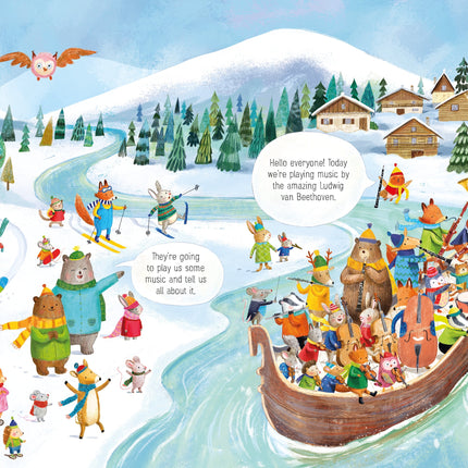 Prima pagina a cartii The Animal Orchestra Plays Beethoven