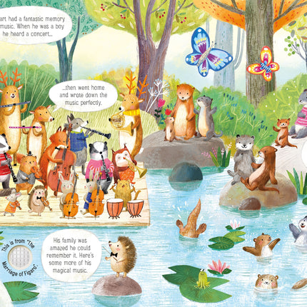 Prima pagina a cartii The Animal Orchestra Plays Mozart