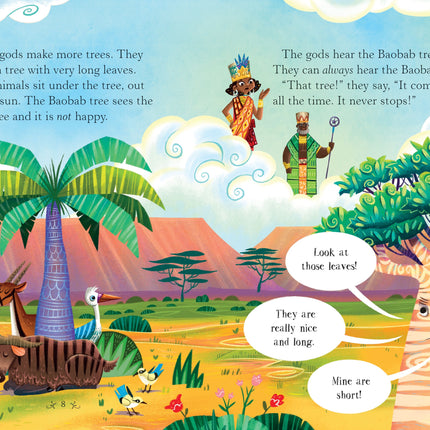 A treia pagina a cartii The Baobab Tree