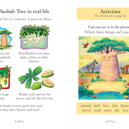 Prima pagina a cartii The Baobab Tree