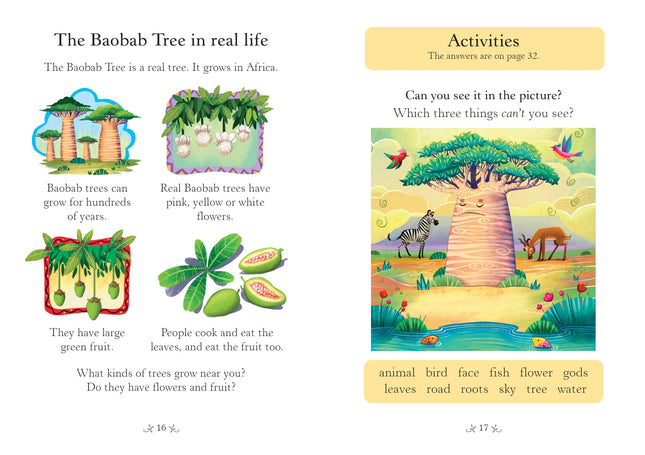Prima pagina a cartii The Baobab Tree