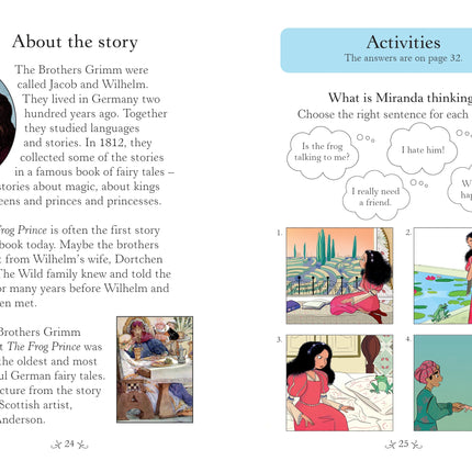Prima pagina a cartii The Frog Prince
