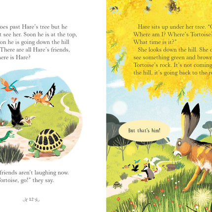 A treia pagina a cartii The Hare and the Tortoise