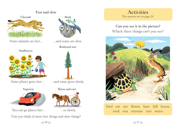 Prima pagina a cartii The Hare and the Tortoise