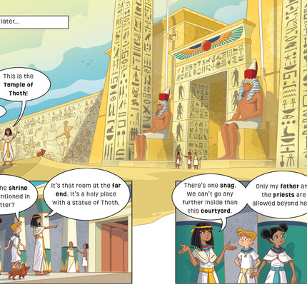 A treia pagina a cartii The Mummy Mystery