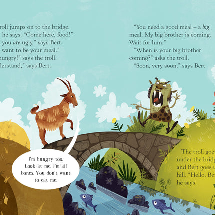 Prima pagina a cartii The Three Billy Goats