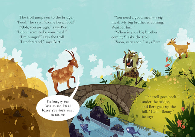 Prima pagina a cartii The Three Billy Goats