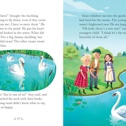 A doua pagina a cartii The Ugly Duckling