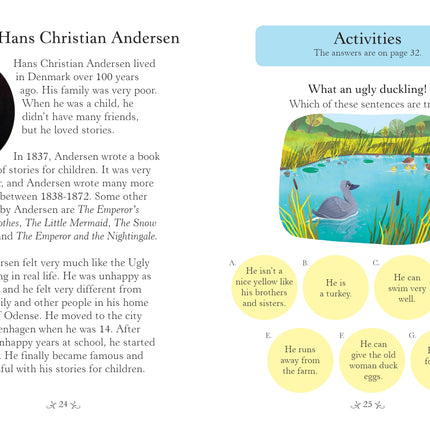 Prima pagina a cartii The Ugly Duckling