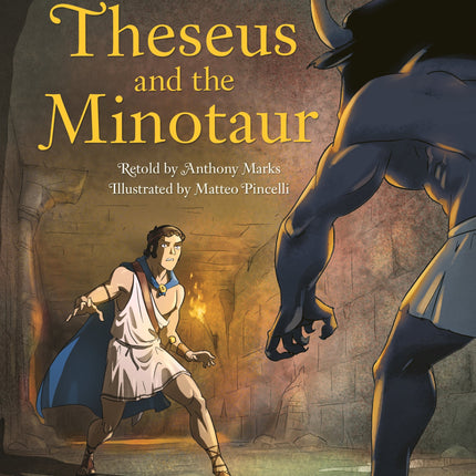 Coperta cartii Theseus and the Minotaur