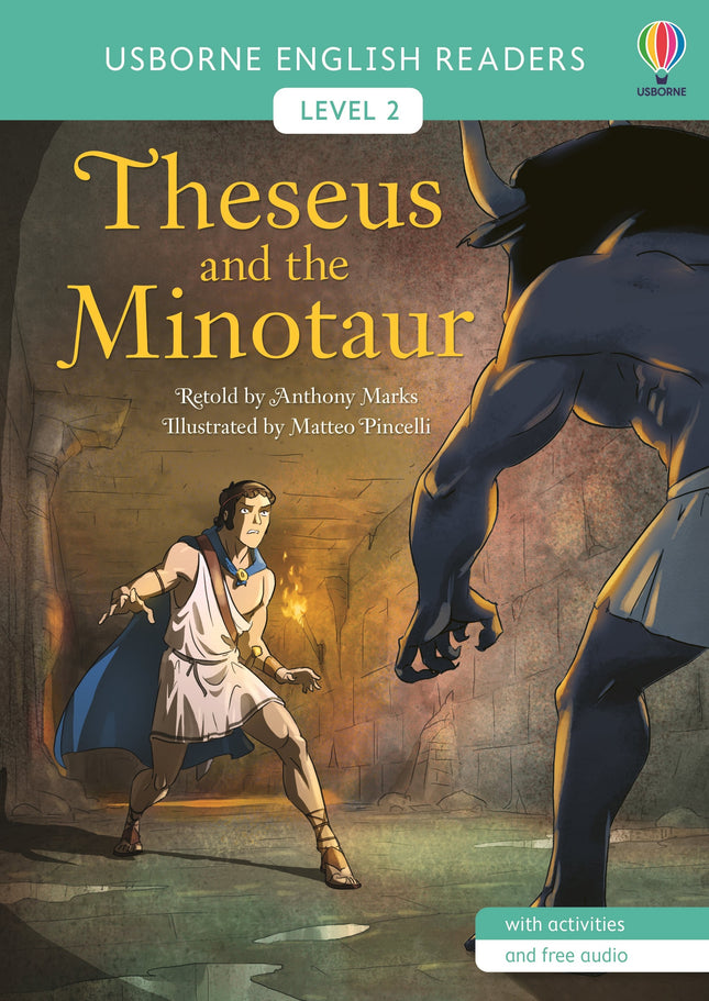 Coperta cartii Theseus and the Minotaur