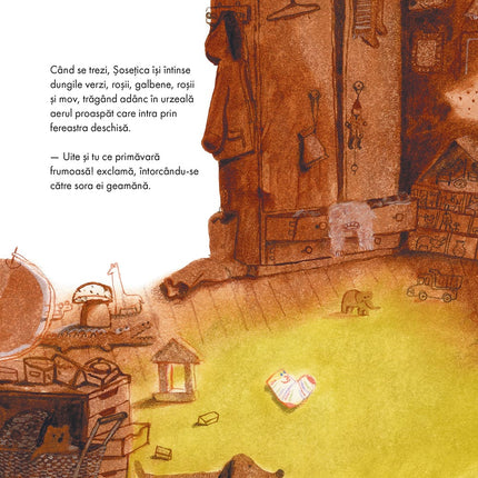 A doua pagina a cartii Unde e Șosețica?