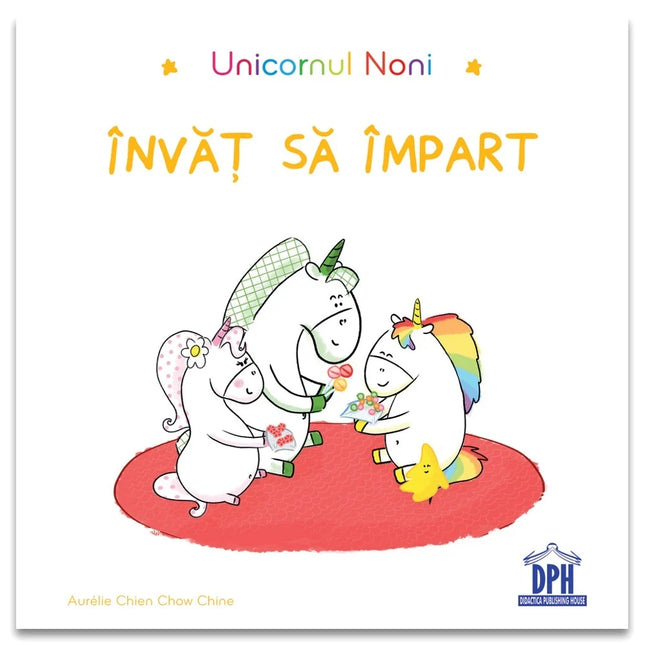 Coperta cartii Emoțiile lui Noni: Învăț să împart - Poveste în limba română