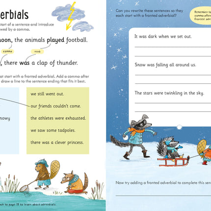 Activități educative structurate din Usborne English and Maths Giant Workbook