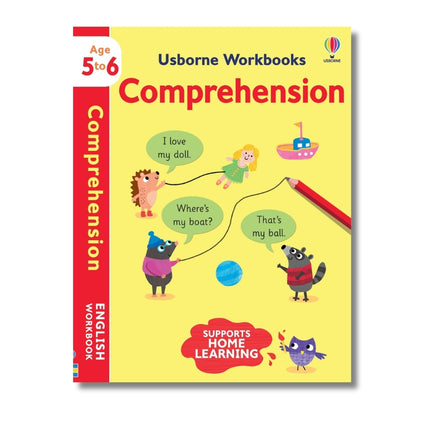 Coperta cartii Usborne Workbooks: Comprehension 5-6