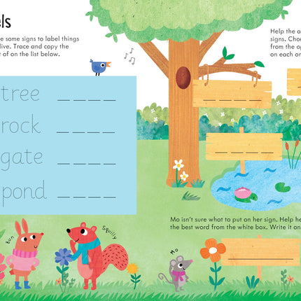 Prima pagina a cartii Usborne Workbooks: Comprehension 5-6