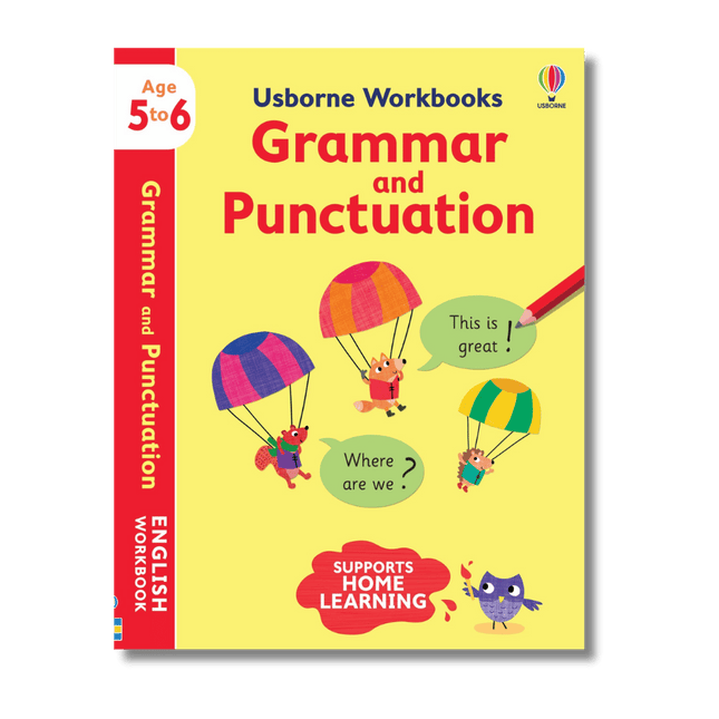 Coperta cartii Usborne Workbooks Grammar & Punctuation 5-6