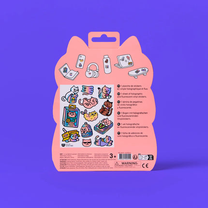 verso pachet stickere OMY Fabulous Stickers BIG Kitty - miniLama