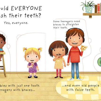 A doua pagina a cartii Why Should I Brush My Teeth