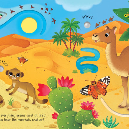 A treia pagina a cartii Wild Animals Sound Book