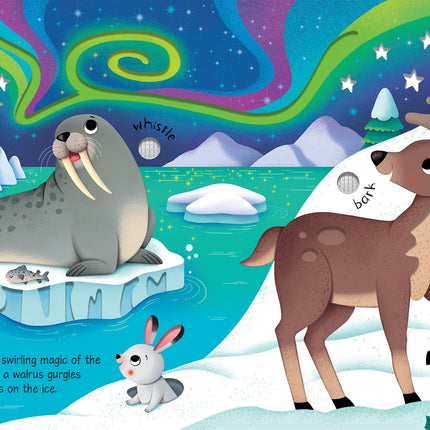 Prima pagina a cartii Wild Animals Sound Book